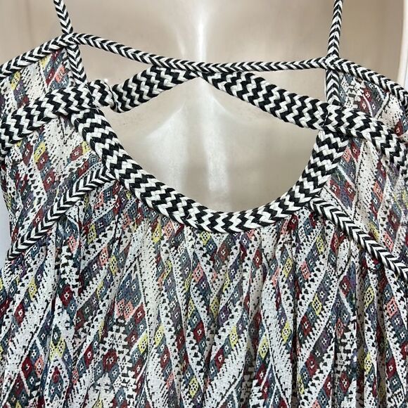 Free People multi color flirty sundress size XS EUC - Picture 9 of 15